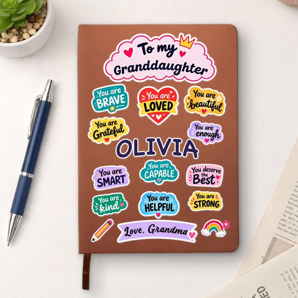 You Are My Pride - Personalized Leather Journal
