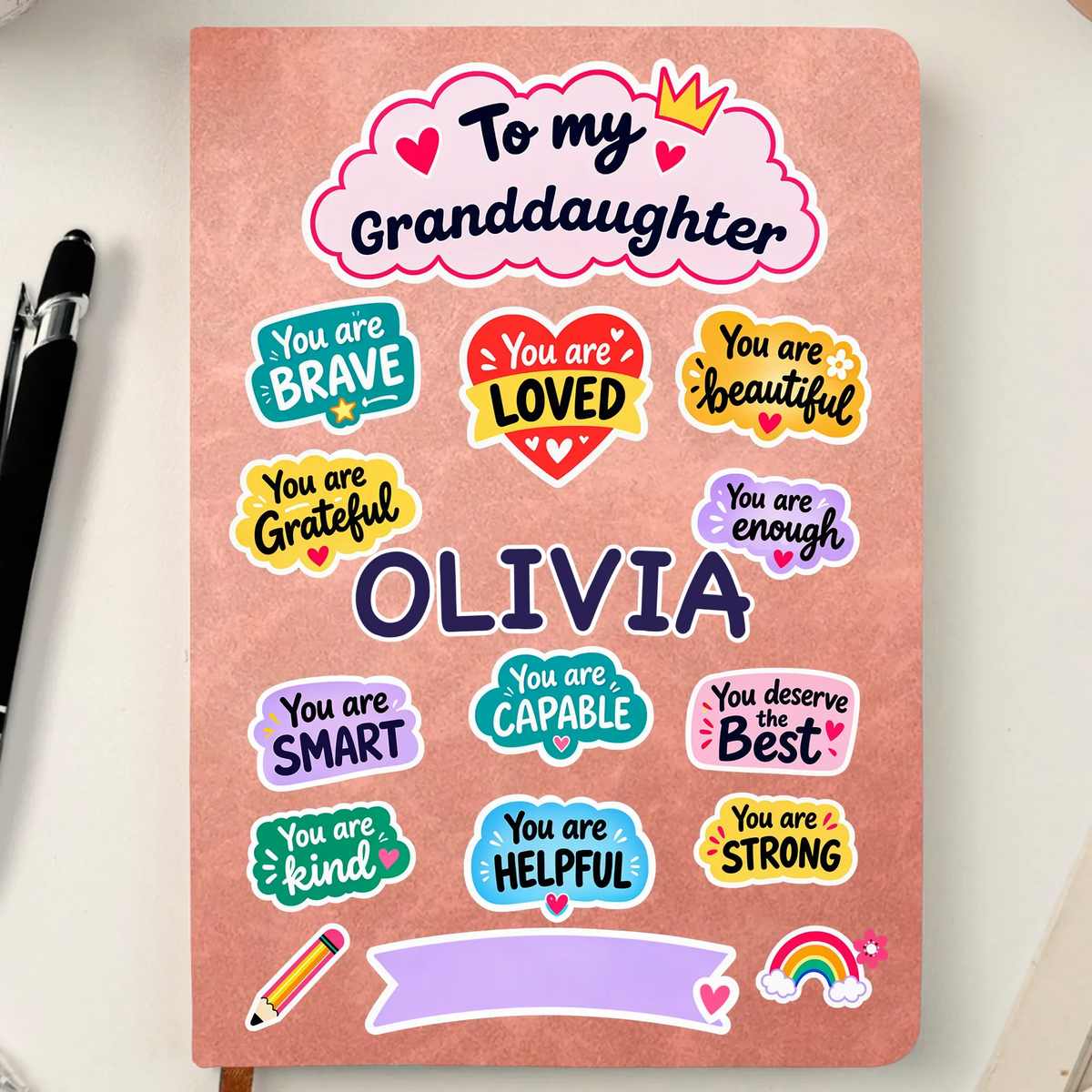 You Are My Pride - Personalized Leather Journal
