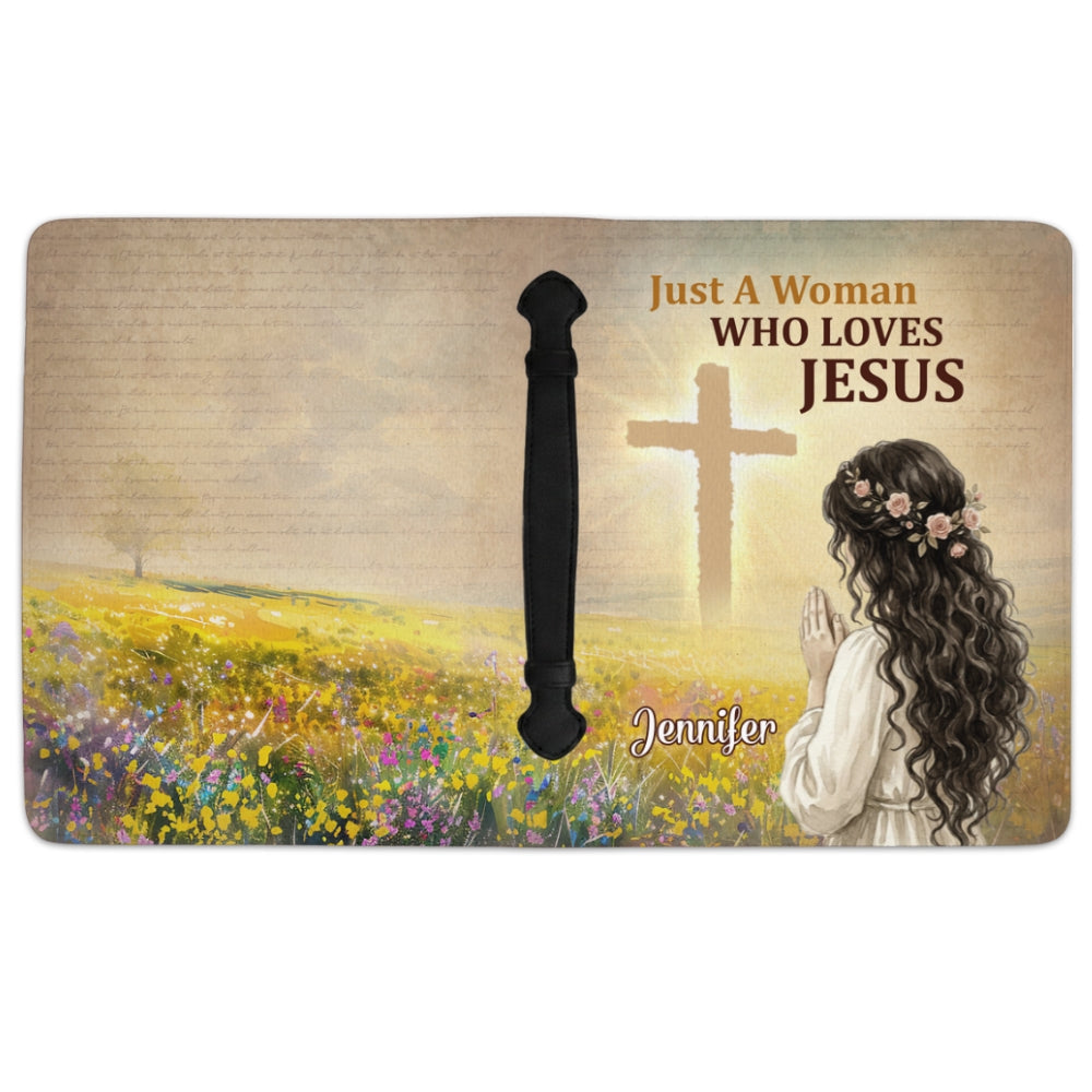 Just A Woman - Personalized Bible Cover