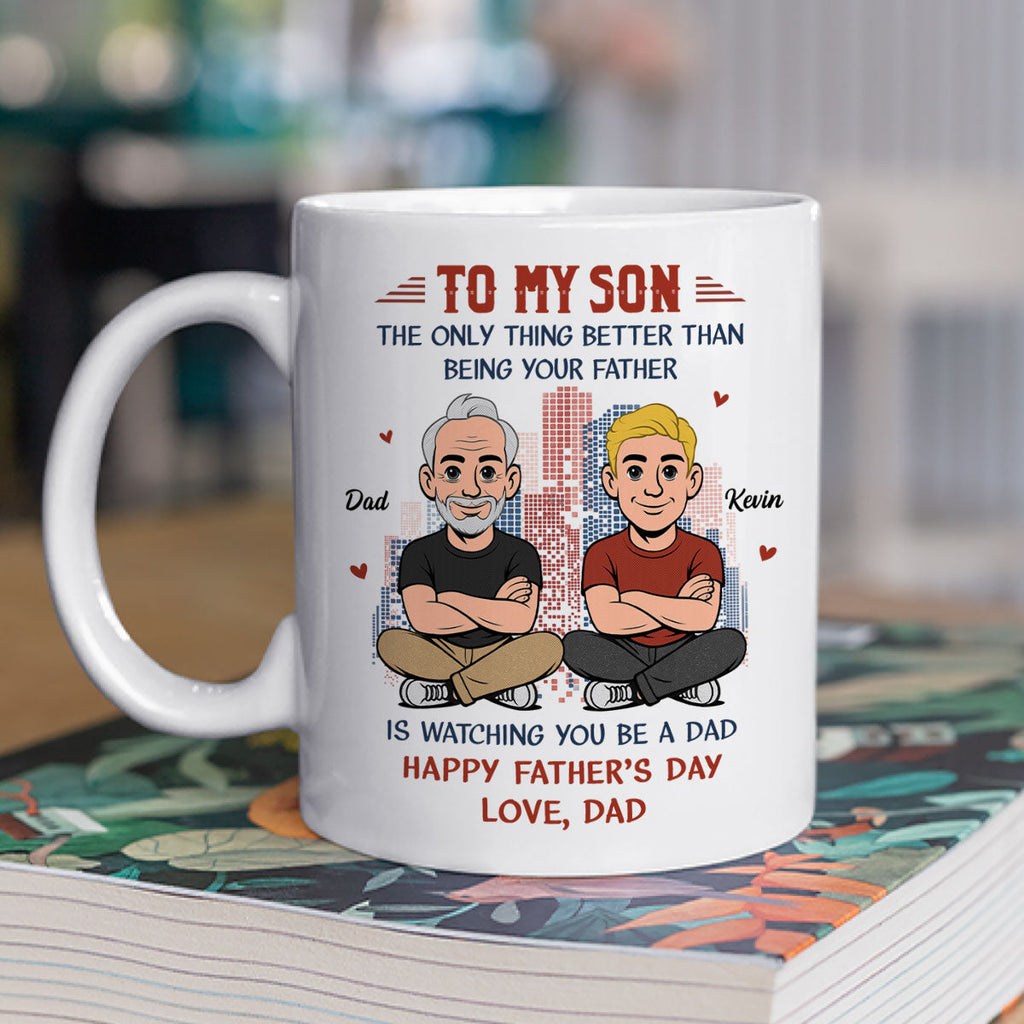 Custom Father's Day Gift For Son • You Became Amazing Father - Personalized Coffee Mug