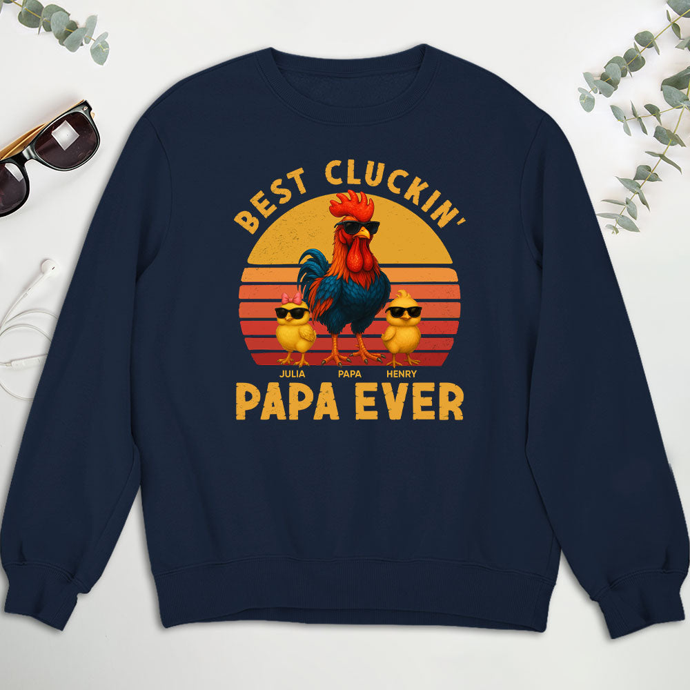 Custom Christmas & Birthday Gift for Grandpa • The Clucking Best - Personalized Shirt