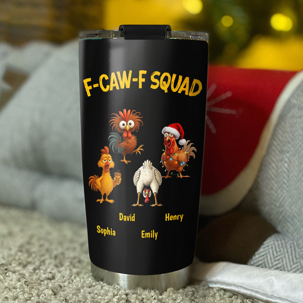 Custom Christmas Birthday Gifts For Best Friend • FCAWF Squad - Personalized Tumbler