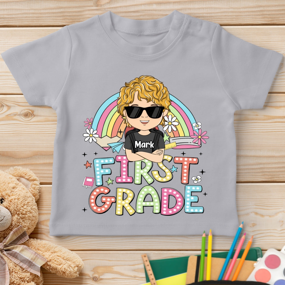 Custom Christmas & Birthday Keepsake Gift • School Level Unlocked - Personalized Youth T-shirt