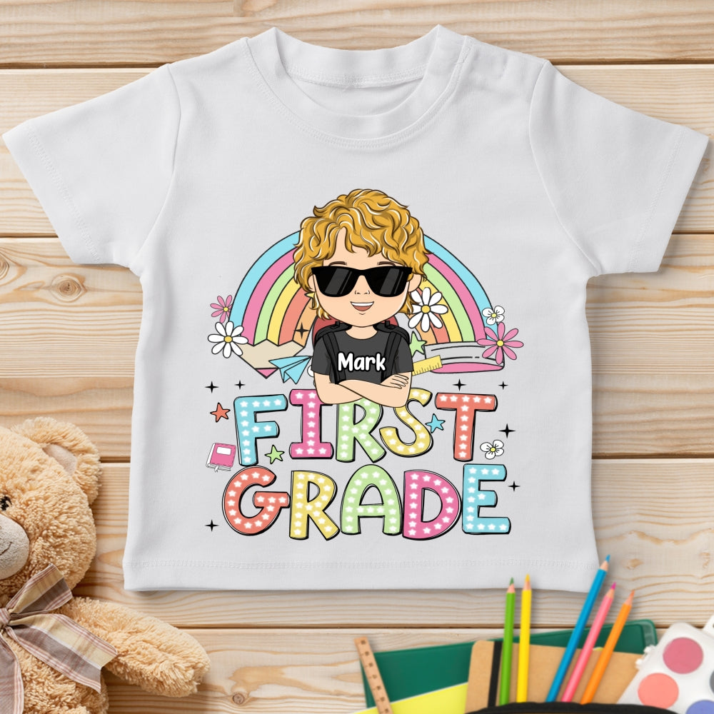 Custom Christmas & Birthday Keepsake Gift • School Level Unlocked - Personalized Youth T-shirt