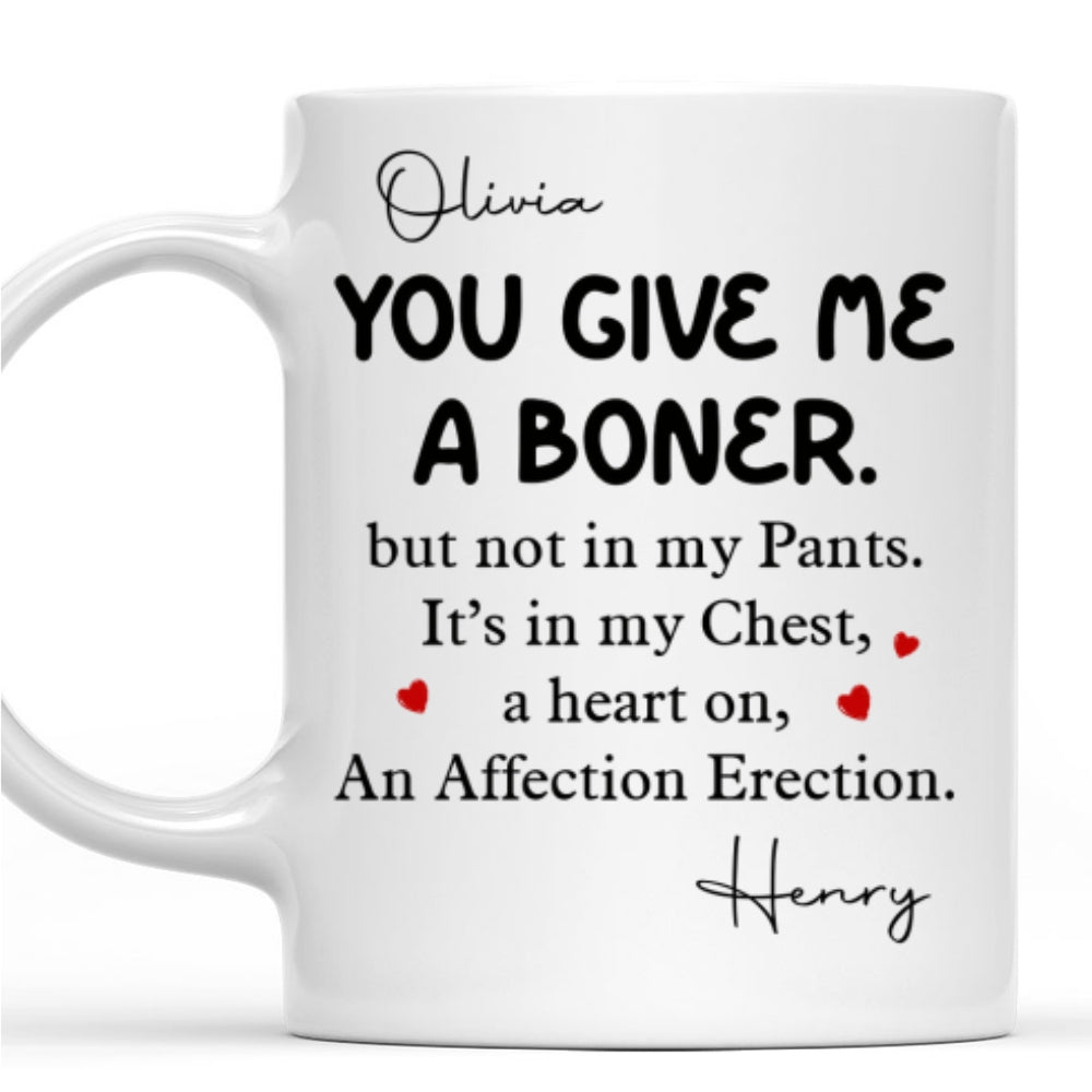 Custom Anniversary Keepsake Gifts For Couple • You Activate My Whole Heart - Personalized Coffee Mug