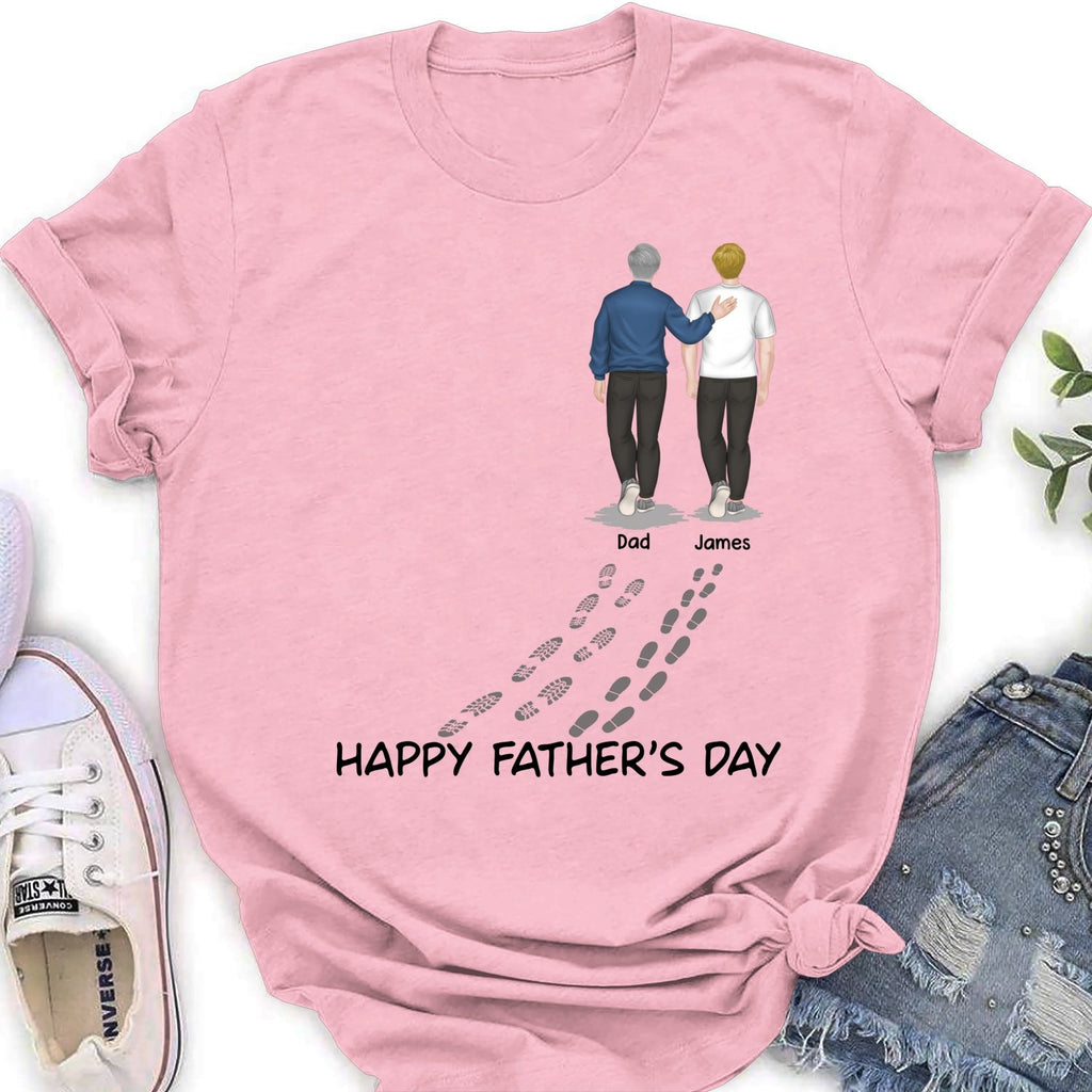 Custom Father's Day, Special Gift for Dad & Grandpa • My Dad Is My Hero - Personalized Shirt