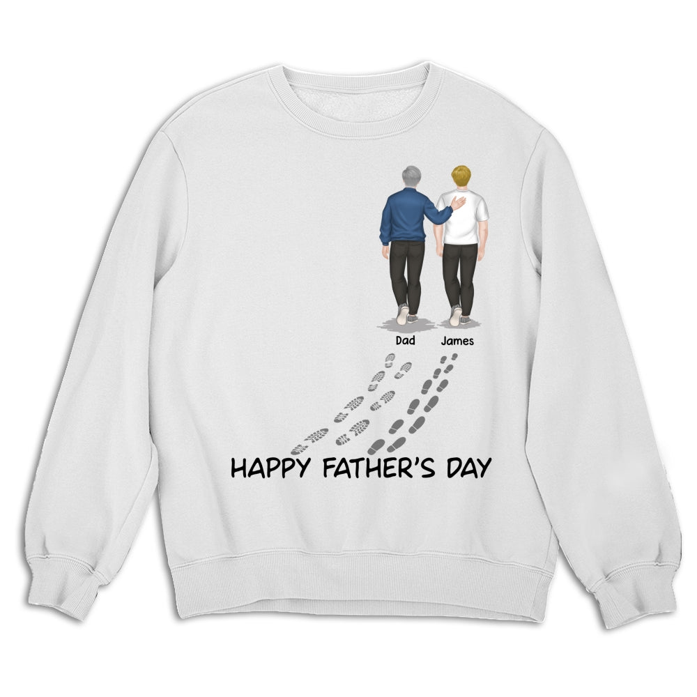 Custom Father's Day, Special Gift for Dad & Grandpa • My Dad Is My Hero - Personalized Shirt