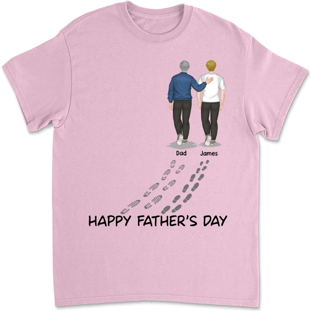 Custom Father's Day, Special Gift for Dad & Grandpa • My Dad Is My Hero - Personalized Shirt