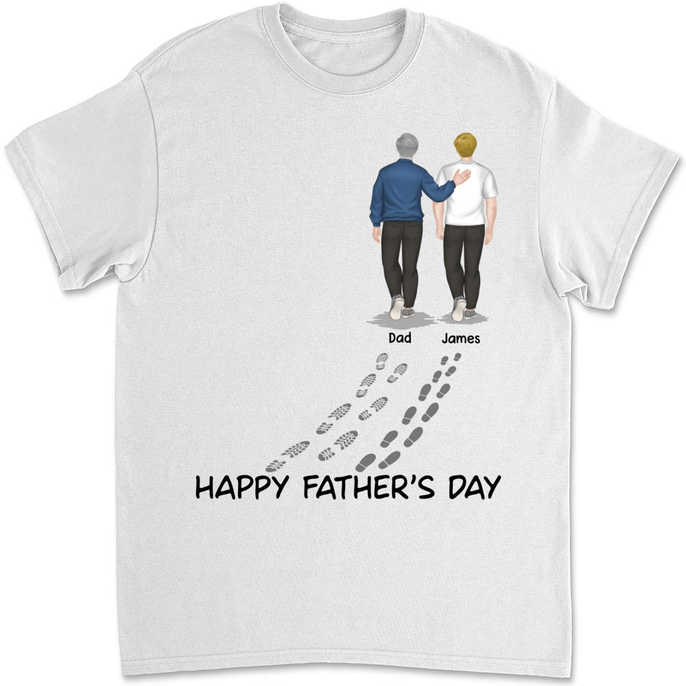 Custom Father's Day, Special Gift for Dad & Grandpa • My Dad Is My Hero - Personalized Shirt