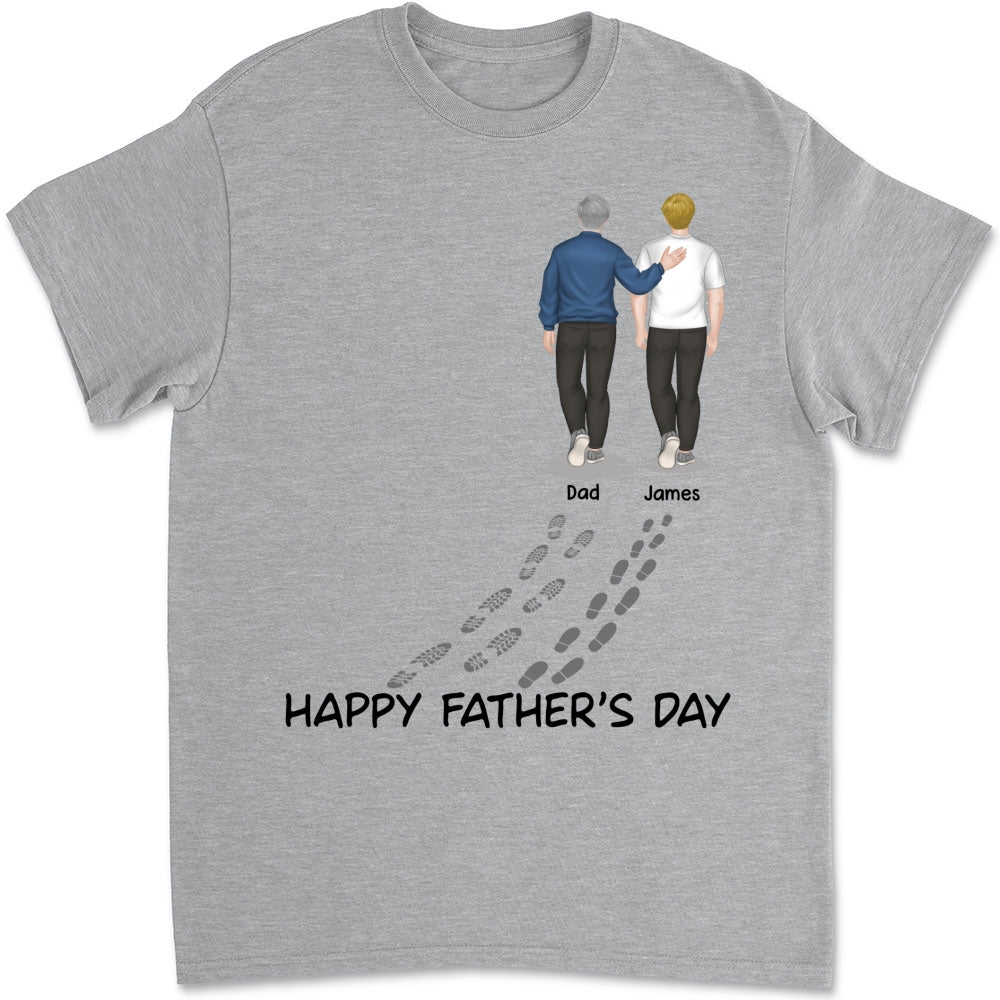 Custom Father's Day, Special Gift for Dad & Grandpa • My Dad Is My Hero - Personalized Shirt