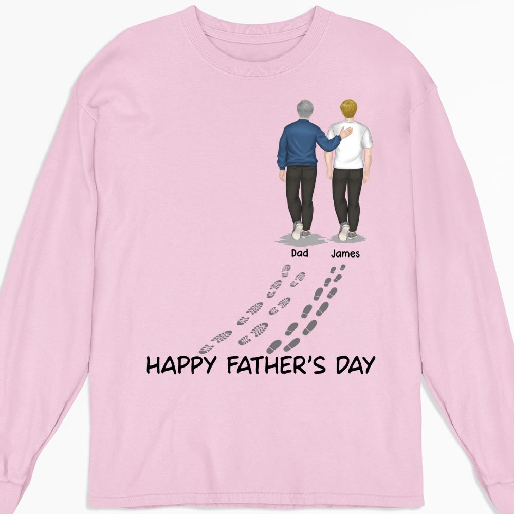 Custom Father's Day, Special Gift for Dad & Grandpa • My Dad Is My Hero - Personalized Shirt