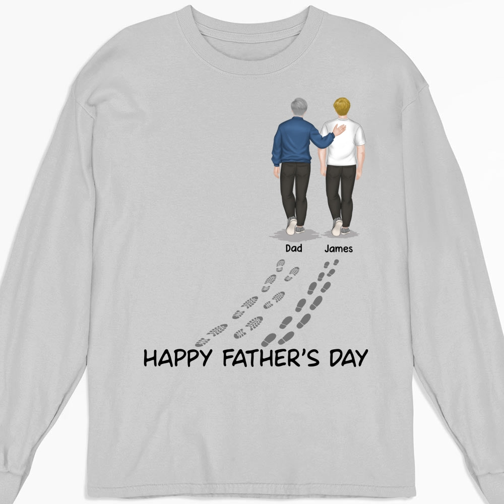 Custom Father's Day, Special Gift for Dad & Grandpa • My Dad Is My Hero - Personalized Shirt