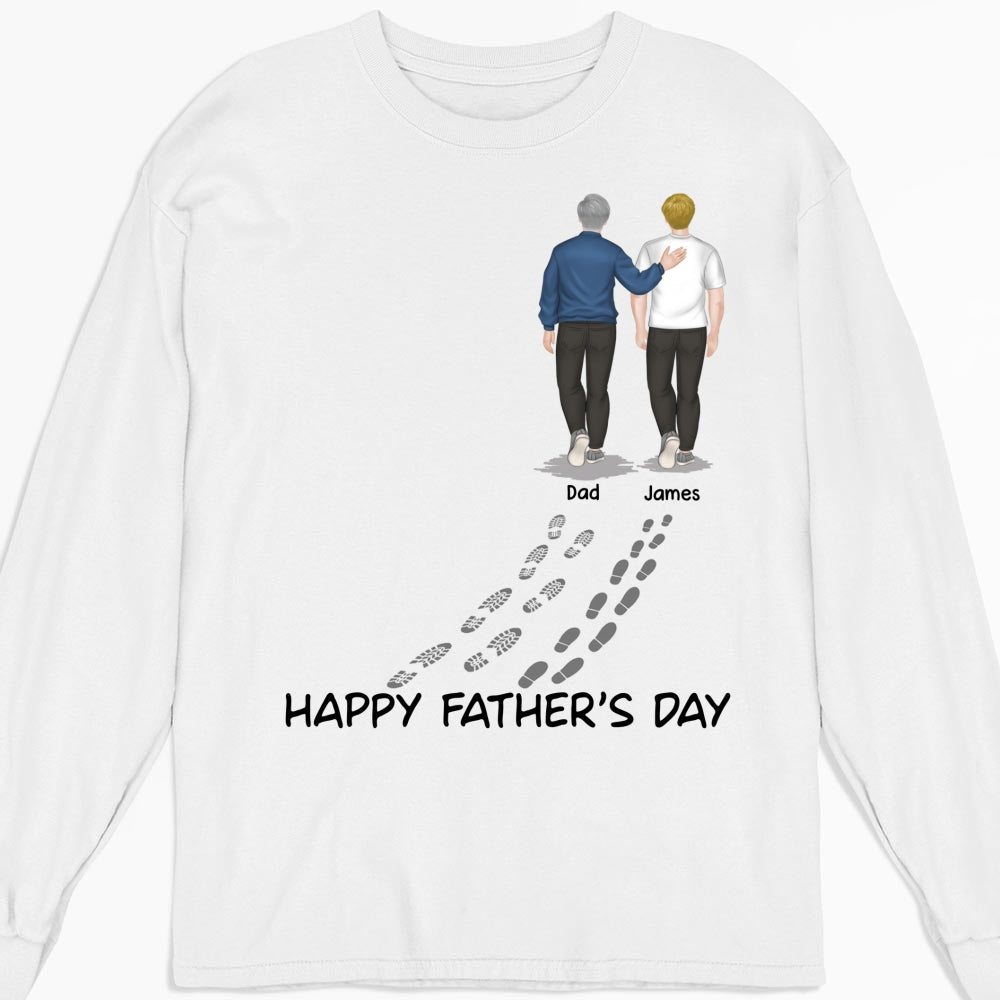 Custom Father's Day, Special Gift for Dad & Grandpa • My Dad Is My Hero - Personalized Shirt