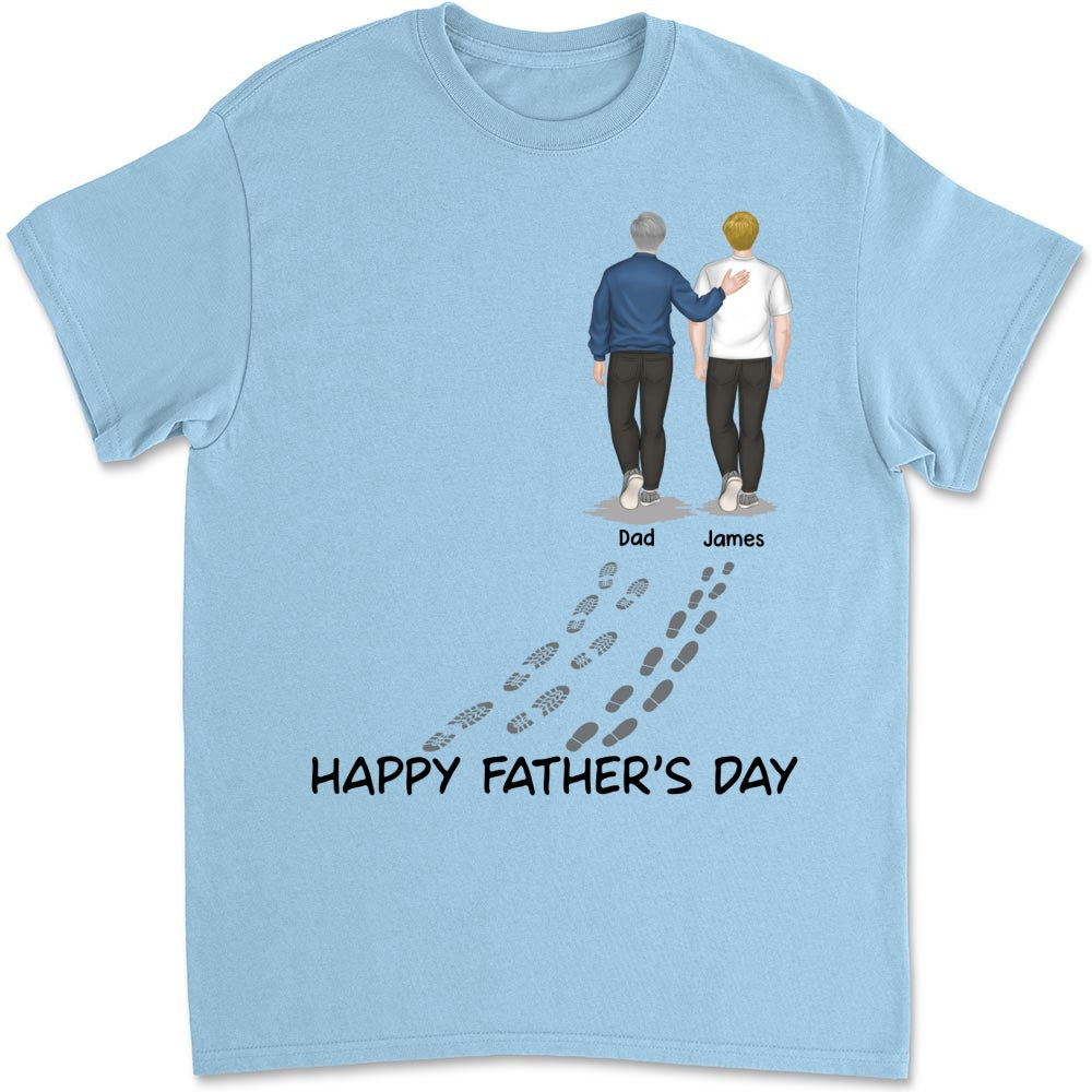 Custom Father's Day, Special Gift for Dad & Grandpa • My Dad Is My Hero - Personalized Shirt