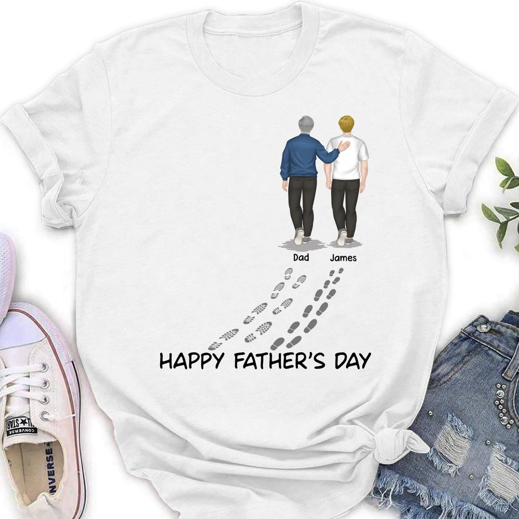 Custom Father's Day, Special Gift for Dad & Grandpa • My Dad Is My Hero - Personalized Shirt