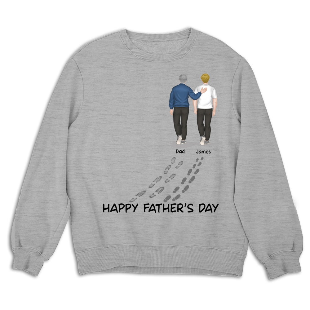 Custom Father's Day, Special Gift for Dad & Grandpa • My Dad Is My Hero - Personalized Shirt