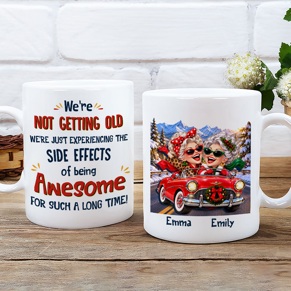 Custom Best Friend, Christmas & Birthday Friendship Keepsake Gift • Side Effects Of Awesome - Personalized Coffee Mug