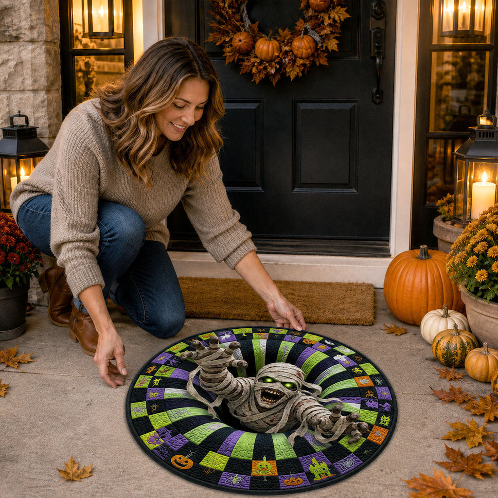 Spooky Season Runs In Family - Personalized Doormat