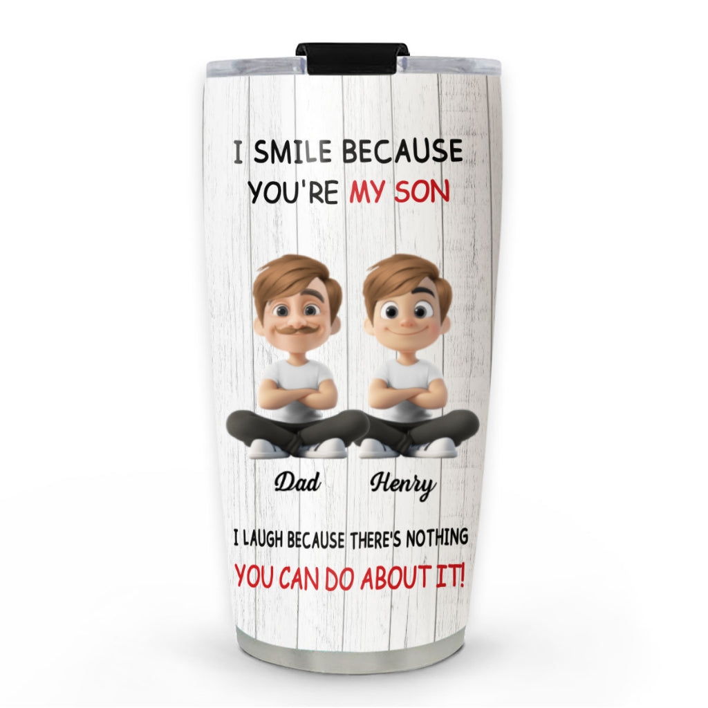 Custom Christmas Birthday Gifts For Son • For Son - Personalized Tumbler