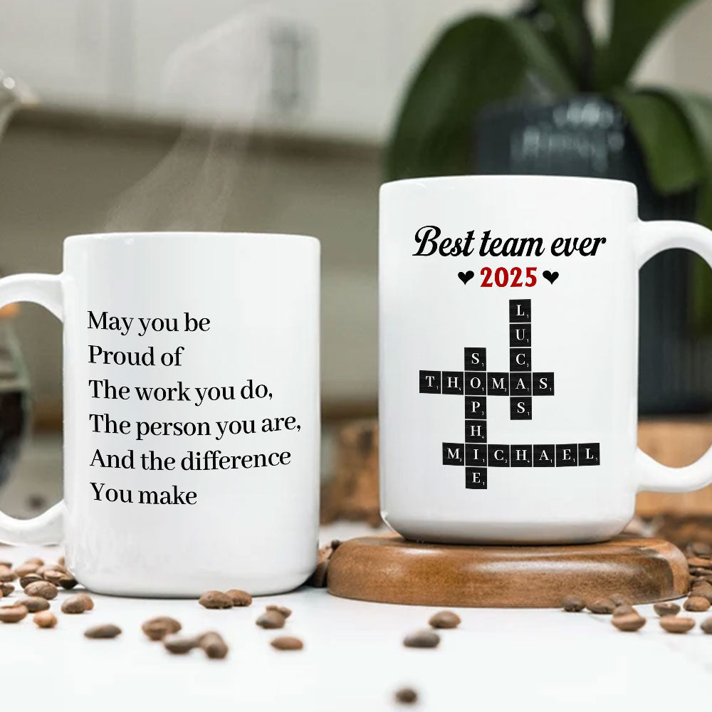 Custom Coworker, Christmas & Birthday Team Appreciation Gift • Be Proud Everyday - Personalized Coffee Mug