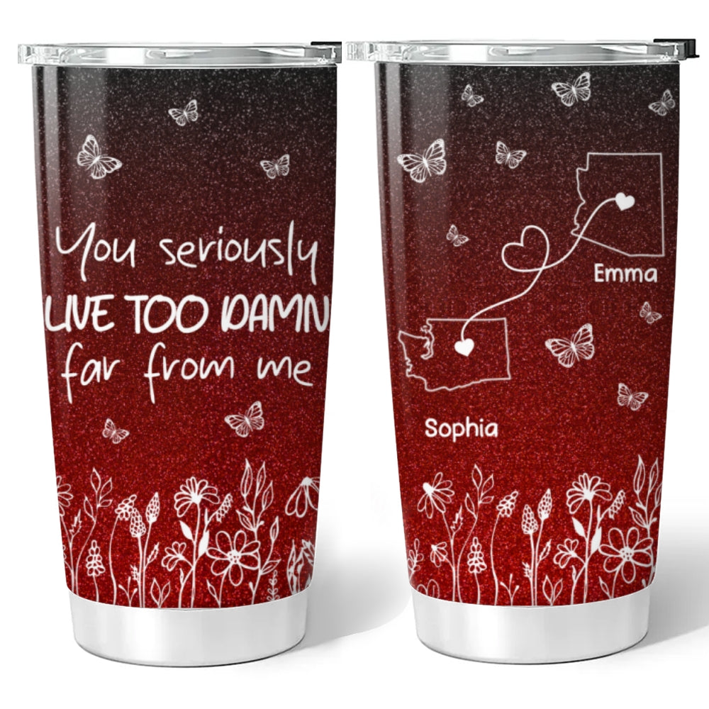 Custom Christmas Birthday Gifts For Best Friend • Long Distance Friend - Personalized Tumbler