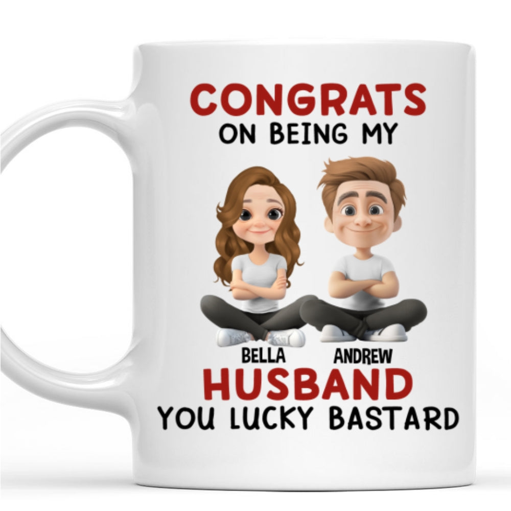 Custom Anniversary Keepsake Gifts For Couple • Being My Husband - Personalized Coffee Mug