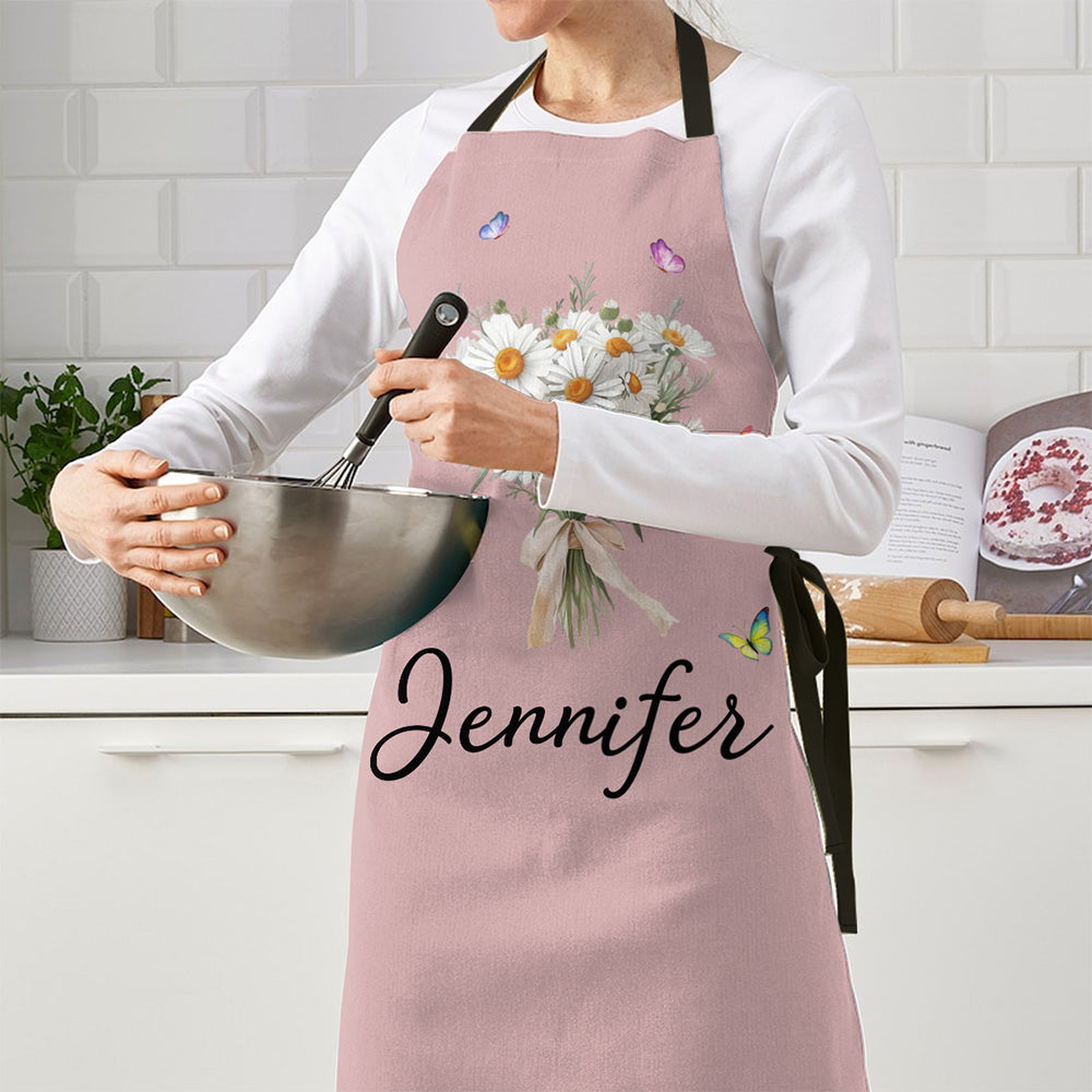 Beautiful Flower - Personalized Apron
