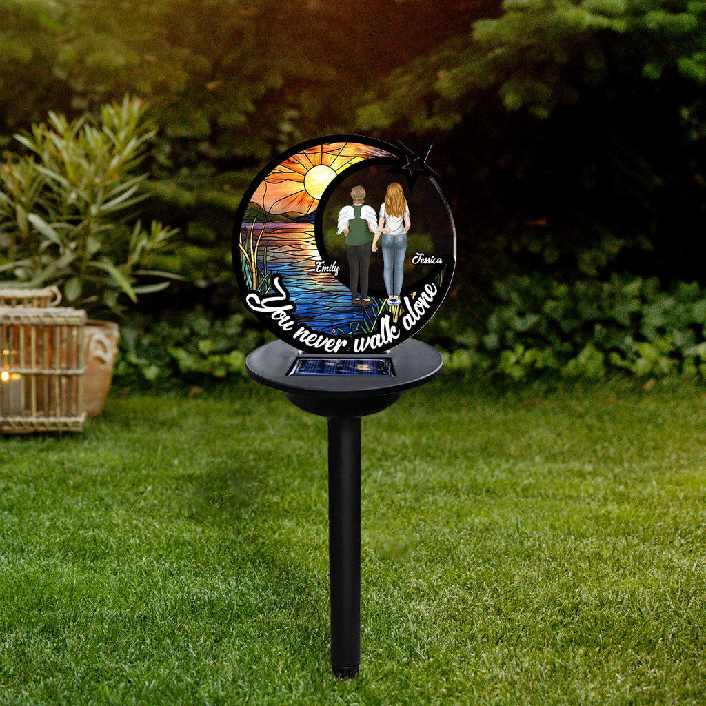 You Never Walk Alone - Personalized Solar Light