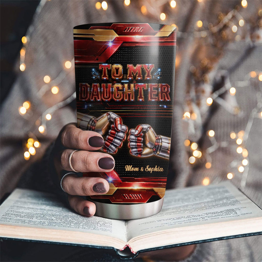 Custom Christmas Birthday Gifts For Children • Through Every Challenge In Life - Personalized 3D Effect Tumbler