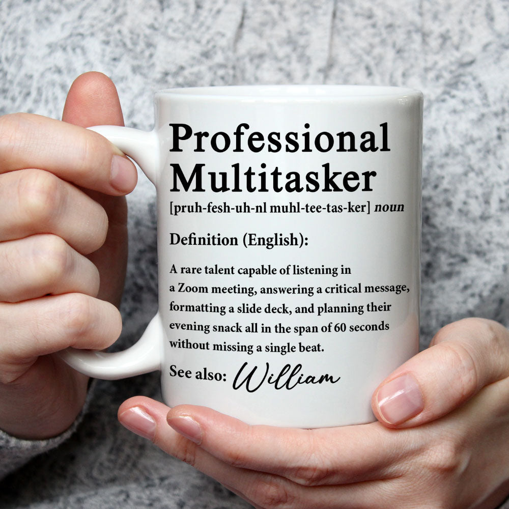 Custom Coworker, Christmas & Birthday Team Appreciation Gift • Funny Title - Personalized Coffee Mug
