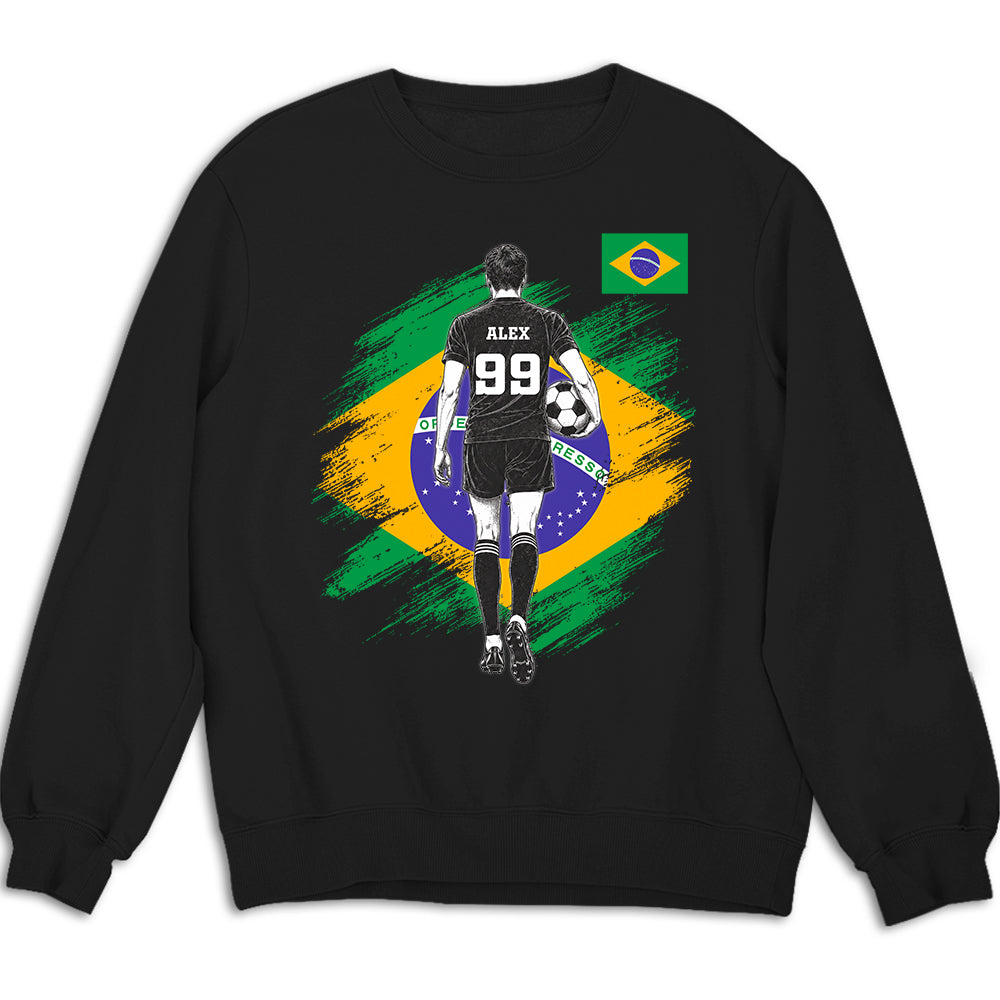 Custom Christmas & Birthday Keepsake Gift • Football Warrior - Personalized Shirt