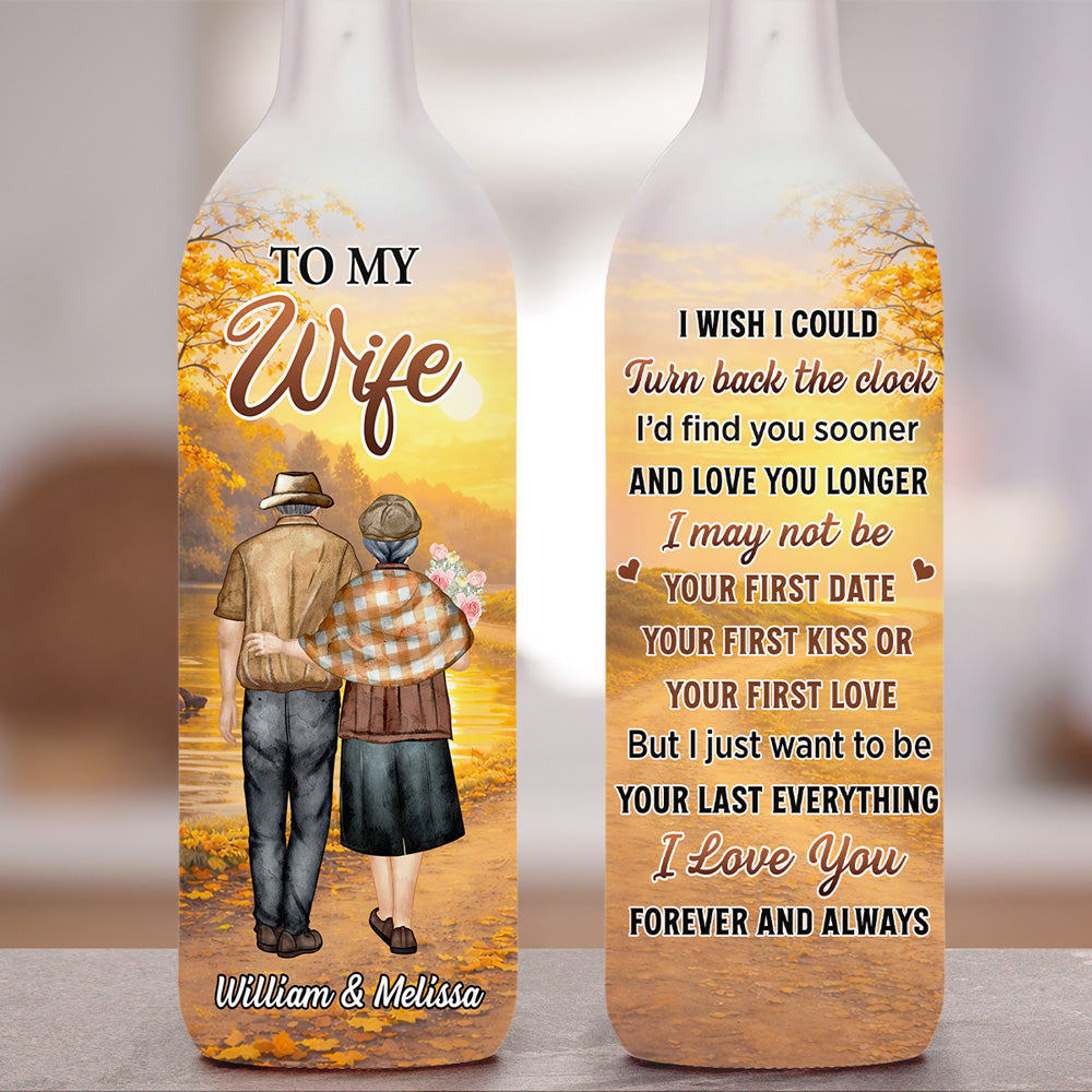 I Wish I Could - Personalized Bottle Lamp