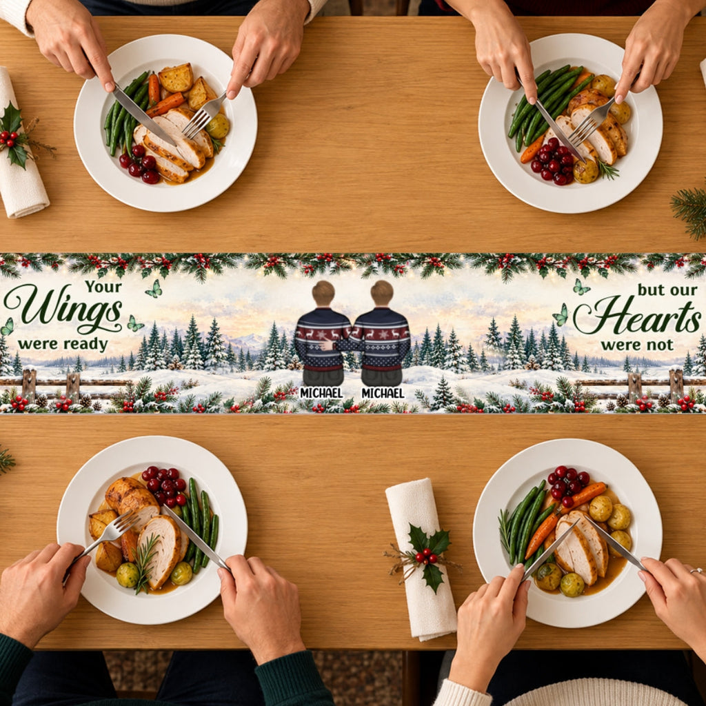 Always With Us - Personalize Table Runner