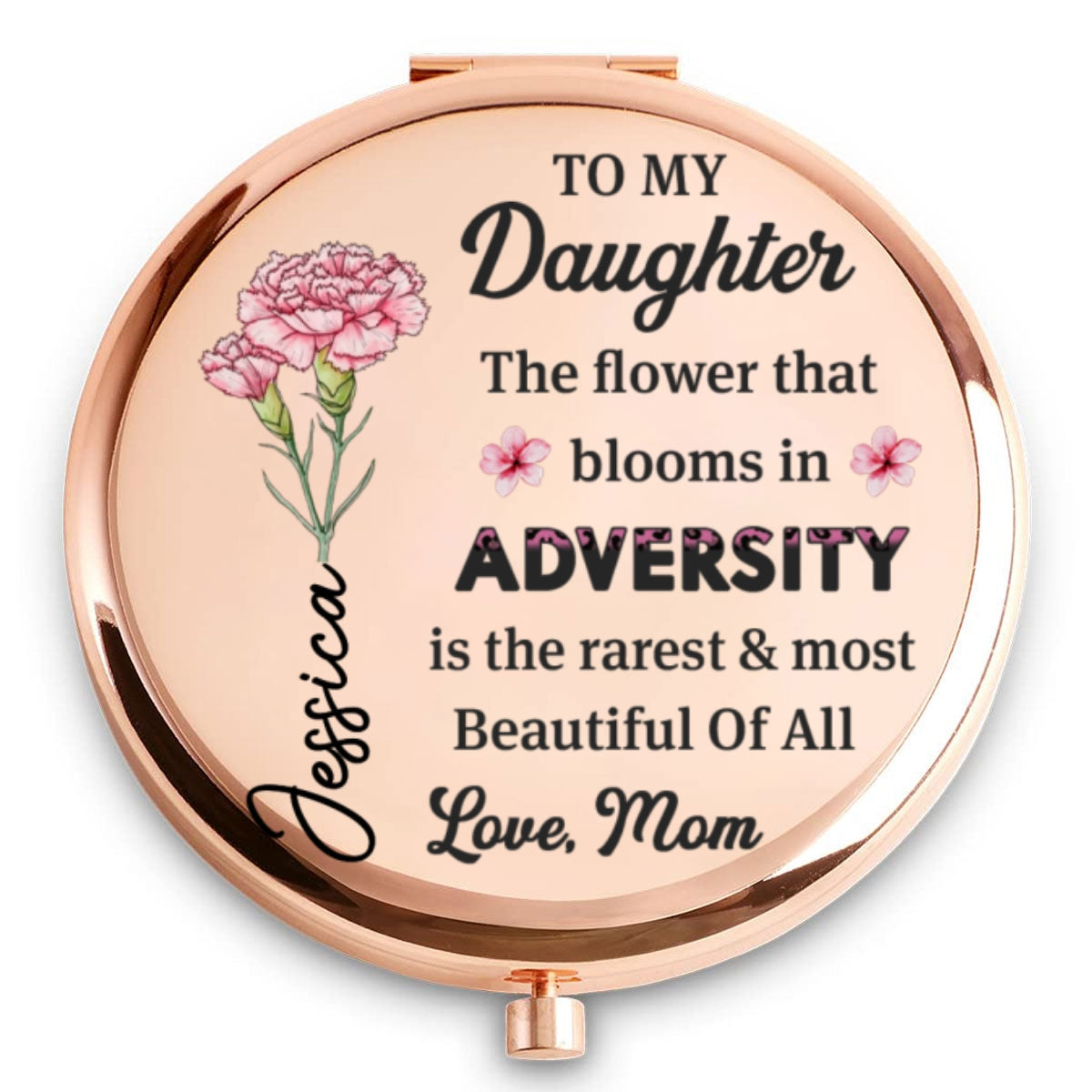 The Best Awaits You - Personalized Compact Mirror