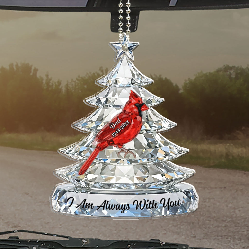 Never Leave Your Side - Personalized 3D Effect Car Ornament