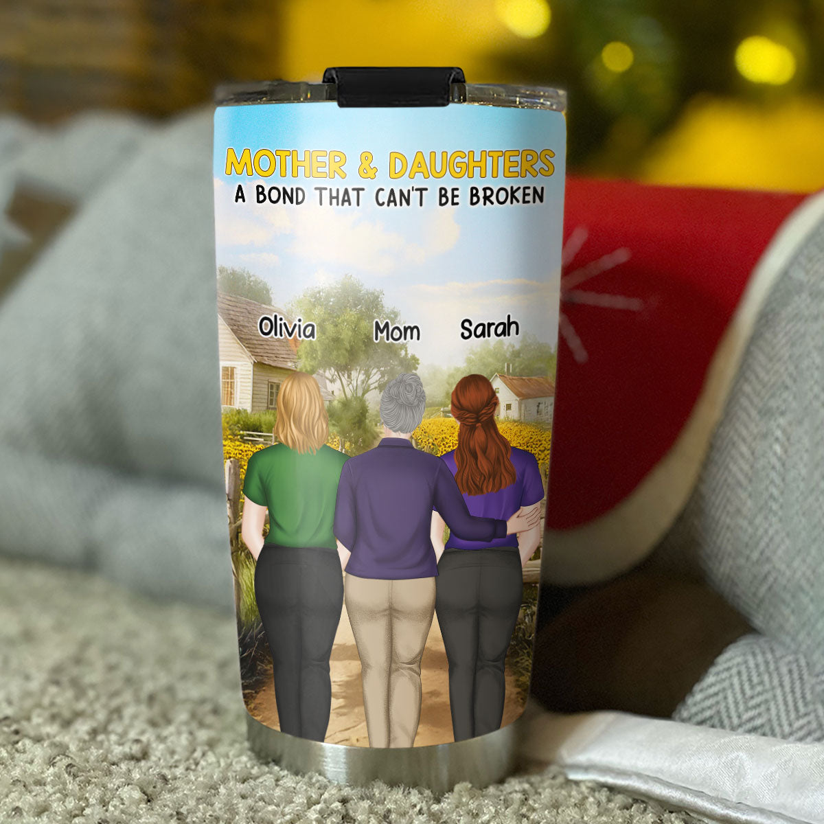 Custom Mother's Day Birthday Gifts For Mom • Mother And Daughter - Personalized Tumbler