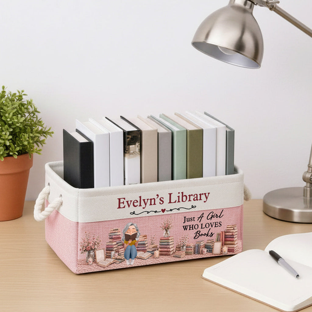 My Little Library - Personalized Storage Basket