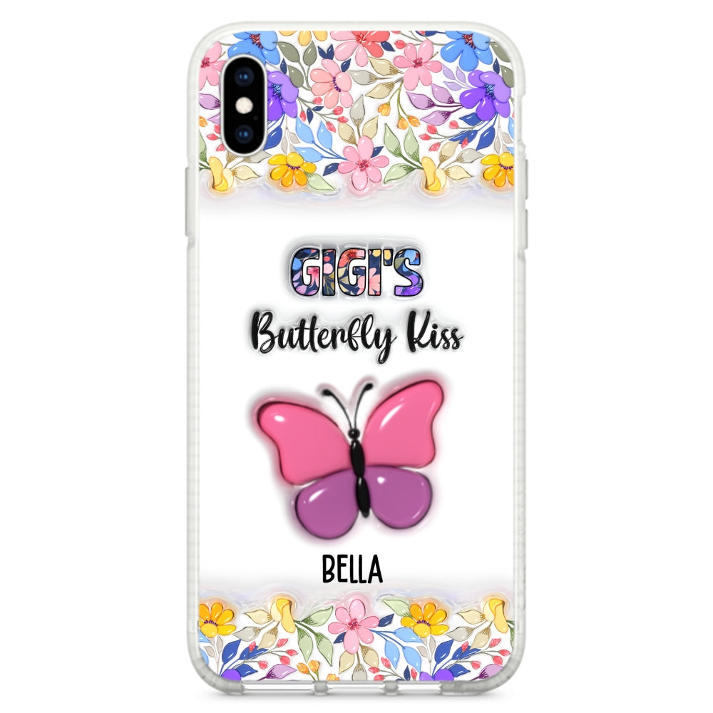 Butterfly Kisses - Personalized 3D Inflated Effect Phone Case