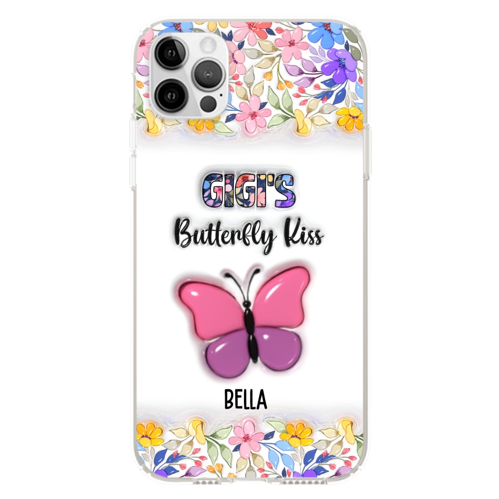 Butterfly Kisses - Personalized 3D Inflated Effect Phone Case