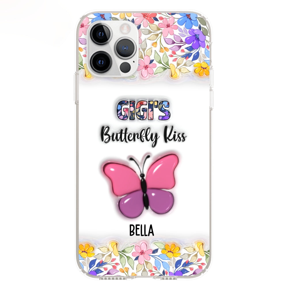 Butterfly Kisses - Personalized 3D Inflated Effect Phone Case