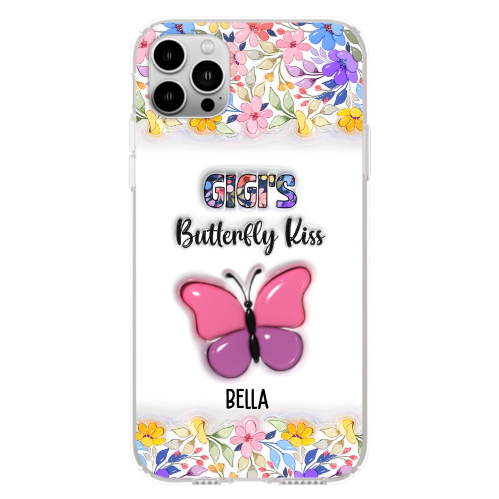 Butterfly Kisses - Personalized 3D Inflated Effect Phone Case