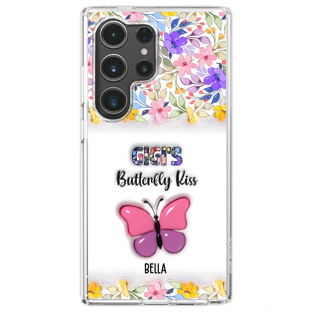 Butterfly Kisses - Personalized 3D Inflated Effect Phone Case