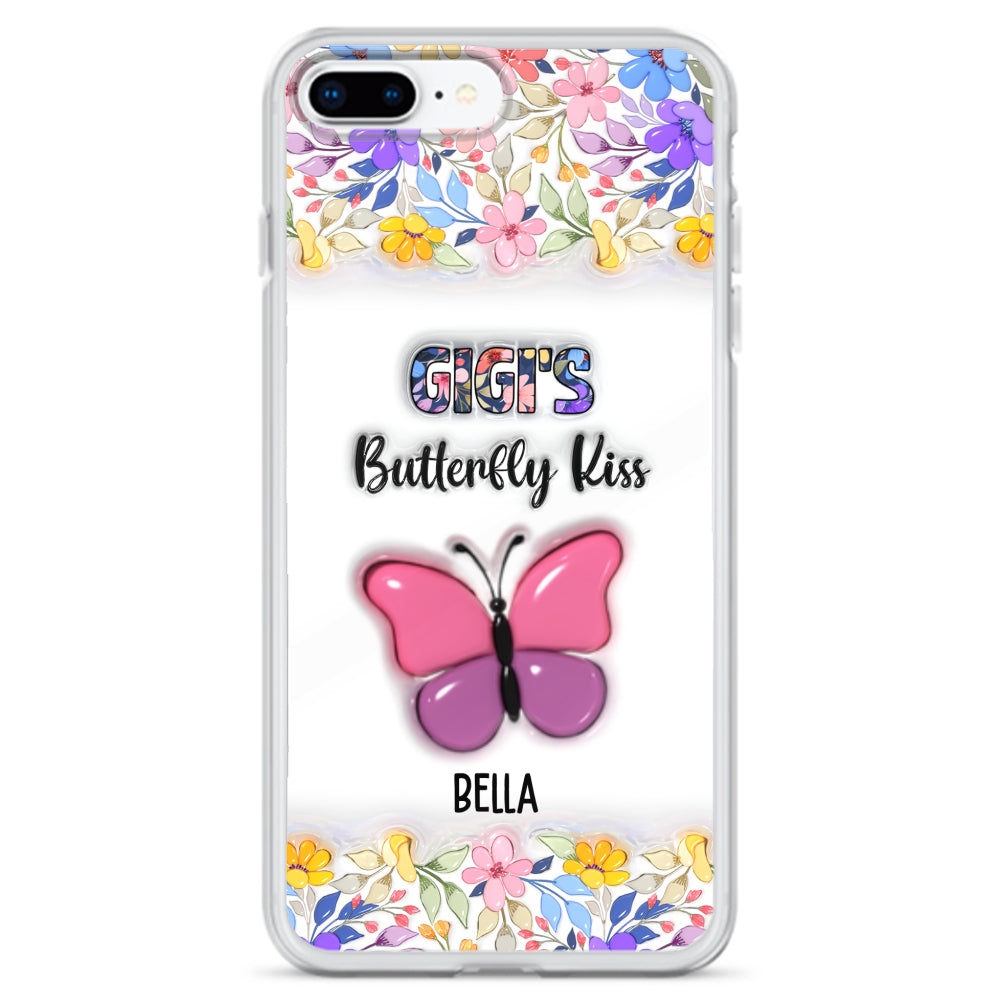 Butterfly Kisses - Personalized 3D Inflated Effect Phone Case