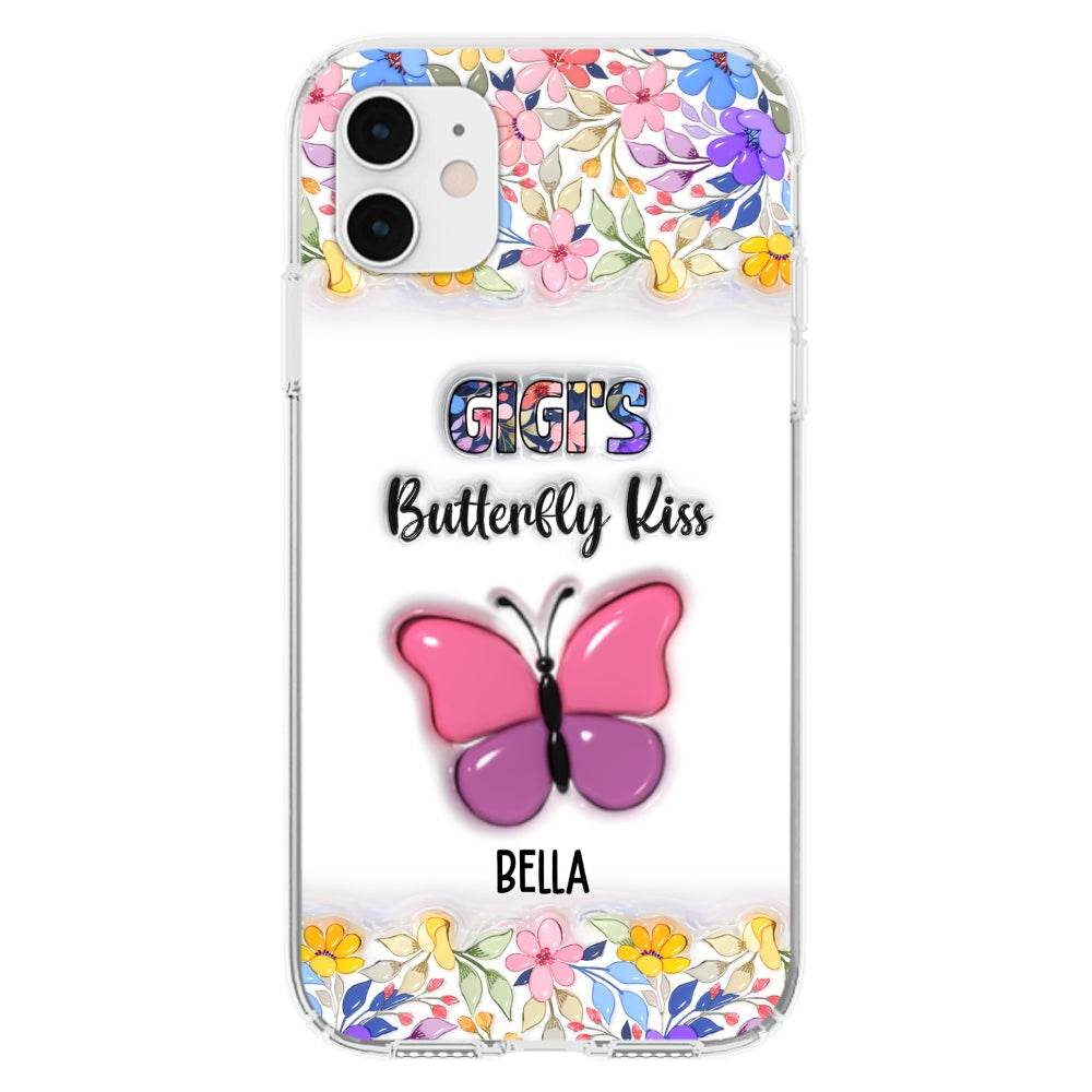Butterfly Kisses - Personalized 3D Inflated Effect Phone Case