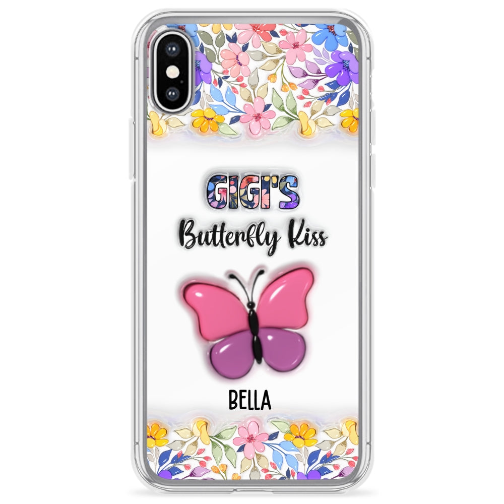 Butterfly Kisses - Personalized 3D Inflated Effect Phone Case