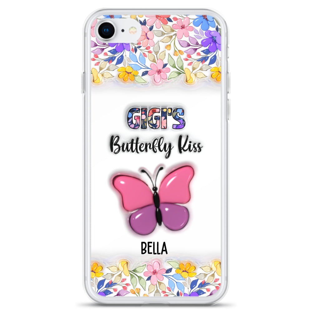 Butterfly Kisses - Personalized 3D Inflated Effect Phone Case