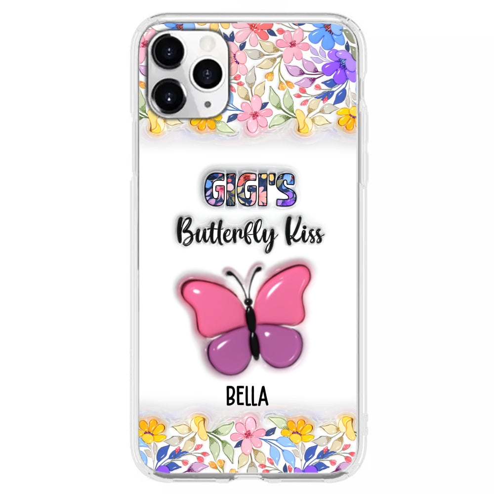Butterfly Kisses - Personalized 3D Inflated Effect Phone Case
