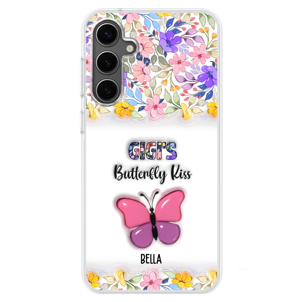 Butterfly Kisses - Personalized 3D Inflated Effect Phone Case