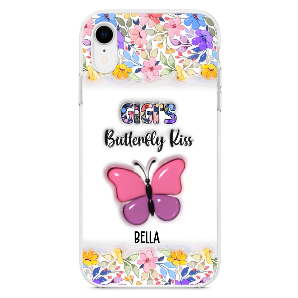 Butterfly Kisses - Personalized 3D Inflated Effect Phone Case