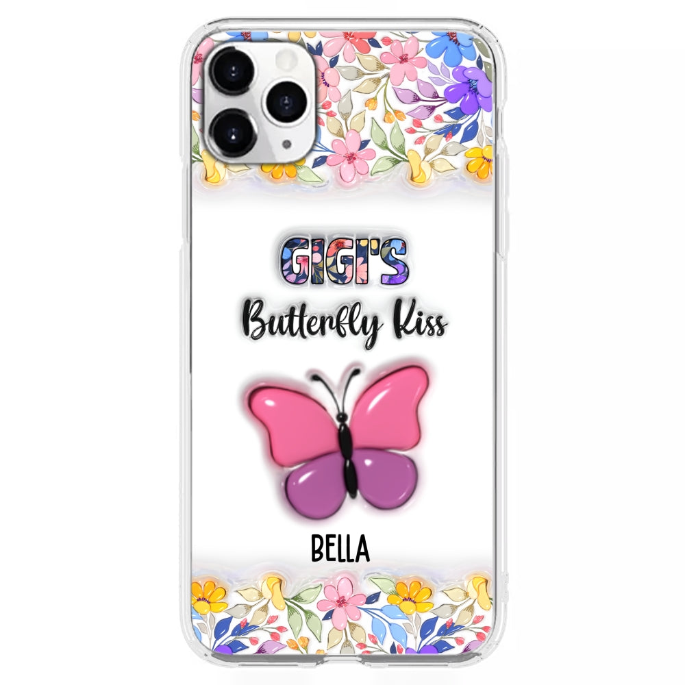 Butterfly Kisses - Personalized 3D Inflated Effect Phone Case